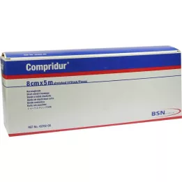 COMPRIDUR Kompresný obväz 8 cmx5 m, 10 ks