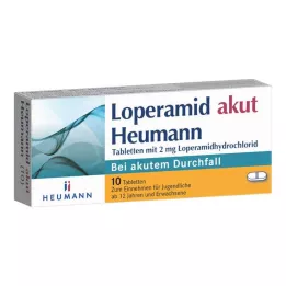 LOPERAMID akútne Heumann tablety, 10 ks