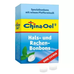 CHINA ÖL Kvapky na krk a kašeľ bez cukru, 40 g