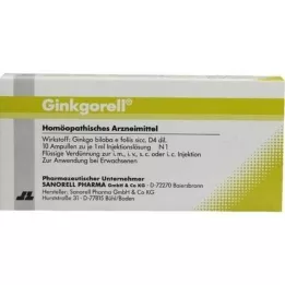 GINKGORELL Ampulky, 10X1 ml