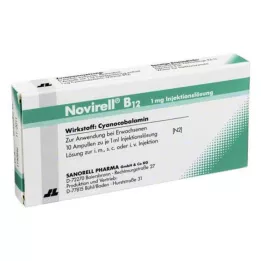 NOVIRELL B12 1 mg injekčný roztok, 10X1 ml