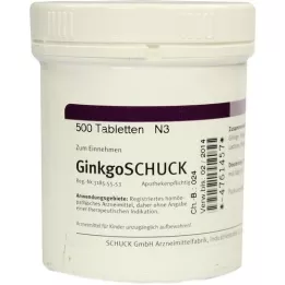 GINKGOSCHUCK Tablety, 500 ks