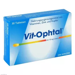 VIT OPHTAL s 10 mg luteínovými tabletami, 30 ks