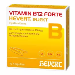 VITAMIN B12 HEVERT forte Injekt ampulky, 10X2 ml