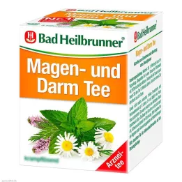 BAD HEILBRUNNER Žalúdočné a črevné filtračné vrecká na čaj N, 8X1,75 g