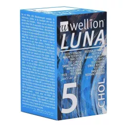 WELLION LUNA Testovacie prúžky na cholesterol, 5 ks