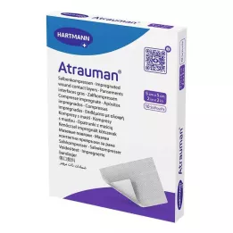 ATRAUMAN 5x5 cm sterilné obklady, 10 ks