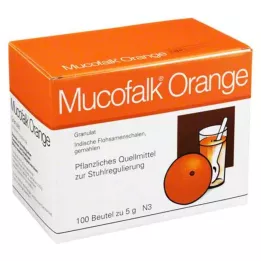 MUCOFALK Orange Gran na výrobu suspenzie na perorálne použitie, 100 ks