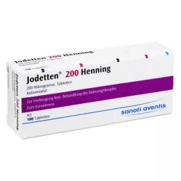 JODETTEN 200 Henningových tabliet, 100 ks