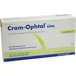 CROM-OPHTAL sínusové očné kvapky EDB, 20X0,5 ml