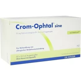 CROM-OPHTAL sínusové očné kvapky EDB, 50X0,5 ml