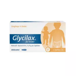 GLYCILAX Čapíky pre deti, 6 ks