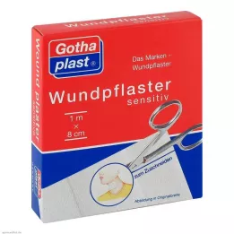 GOTHAPLAST Ošetrenie rán citlivý 8 cm x 1 m rez, 1 ks