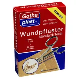 GOTHAPLAST Stojan na obväzovanie rán 6 cm x 1 m rez, 1 kus