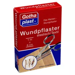 GOTHAPLAST Obväz na rany elastický 6 cm x 1 m strih, 1 kus
