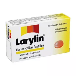 LARYLIN Pastilky na tlmenie kašľa, 24 ks