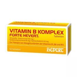 VITAMIN B KOMPLEX forte tablety Hevert, 50 ks