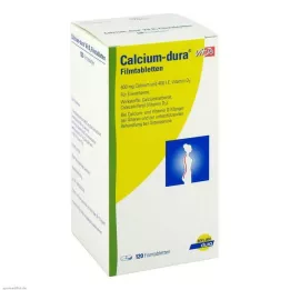 CALCIUM DURA Vit D3 filmom obalené tablety, 120 ks