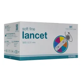 Klinion Soft jemné farebné lancety 30 G, 110 ks