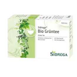 SIDROGA Wellness filtračné vrecká na zelený čaj, 20X1,7 g