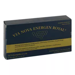VIA NOVA Nápojové ampulky Energen Royal, 20x10 ml