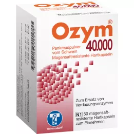 OZYM 40 000 tvrdých kapsúl na žalúdočnú šťavu, 50 kusov