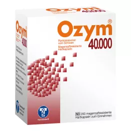 OZYM 40 000 tvrdých gastrorezistentných kapsúl, 200 ks