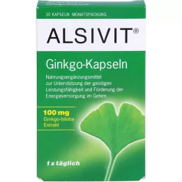 GINKGO 100 mg kapsuly Alsivit, 30 ks