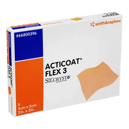 Obväz Acticoat Flex 3 5x5 cm, 5 ks