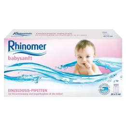 RHINOMER babysanft morská voda 5ml jednodávková fajka, 20X5 ml