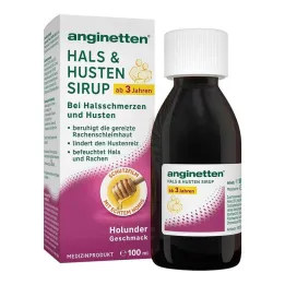 Anginette hrdlo & sirup proti kašľu, 100 ml