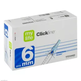 MYLIFE Ihly do pera Clickfine 6 mm 31 G, 100 ks