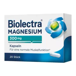 BIOLECTRA Horčík 300 mg kapsuly, 20 ks