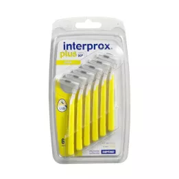 INTERPROX plus mini žltá medzizubná kefka, 6 ks