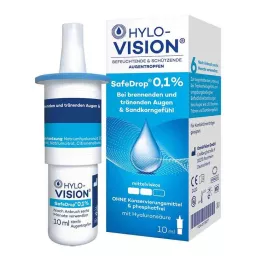 HYLO-VISION SafeDrop 0,1 % očné kvapky, 10 ml