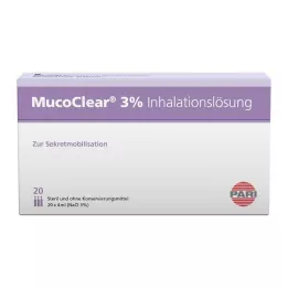 MUCOCLEAR 3% NaCl inhalačný roztok, 20X4 ml