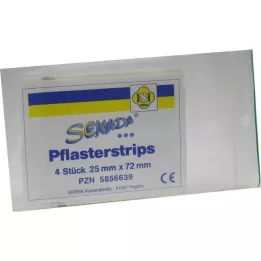 SENADA Sadrové pásy 25x72 mm, 4 kusy