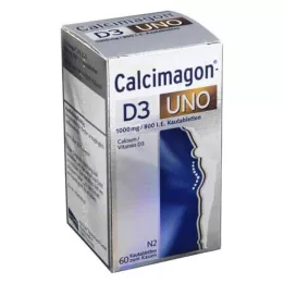 CALCIMAGON D3 Uno žuvacie tablety, 60 ks