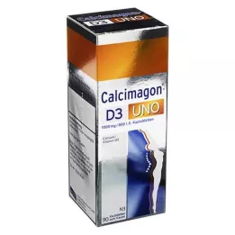 CALCIMAGON D3 Uno žuvacie tablety, 90 ks