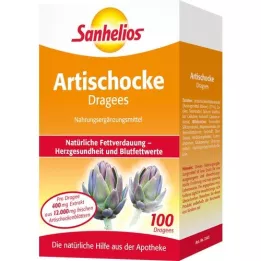 SANHELIOS Artičokové dražé, 100 kusov