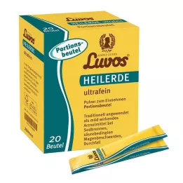 LUVOS Ultrajemné vrecúška na porcie z liečivej hliny, 20 x 6,5 g