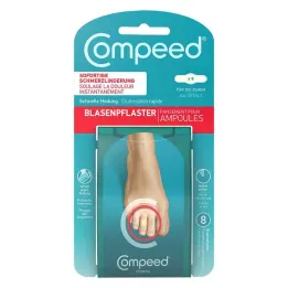 COMPEED Pľuzgierové náplasti na nohách, 8 kusov