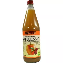 HENSEL Jablčný ocot prirodzene zakalený organický s 5 % aceroly, 750 ml