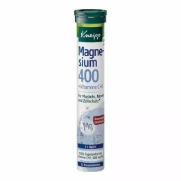 KNEIPP Magnézium 400+C+E šumivé tablety, 15 ks