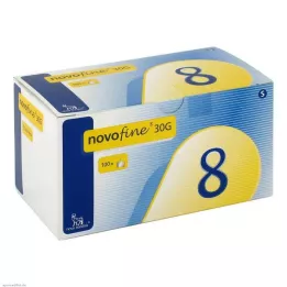 NOVOFINE 8 kanýl 0,30x8 mm, 100 ks