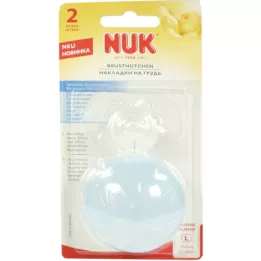 NUK Kryty bradaviek silikónové veľkosti L, 2 ks