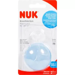NUK Kryty bradaviek silikónové veľkosti M, 2 ks