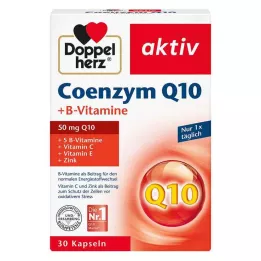 DOPPELHERZ Kapsuly s vitamínom Koenzým Q10+B, 30 ks