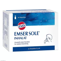 EMSER Jediný inhalačný roztok pre rozprašovač, 20 ks