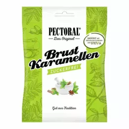 PECTORAL Vrecúško na prsné karamelky bez cukru, 60 g